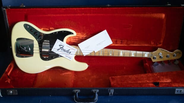 1976 Fender Jazz Bass Left Handed